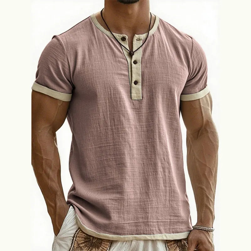 Everyday Breathable Henley Tee
