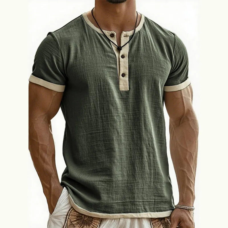 Everyday Breathable Henley Tee
