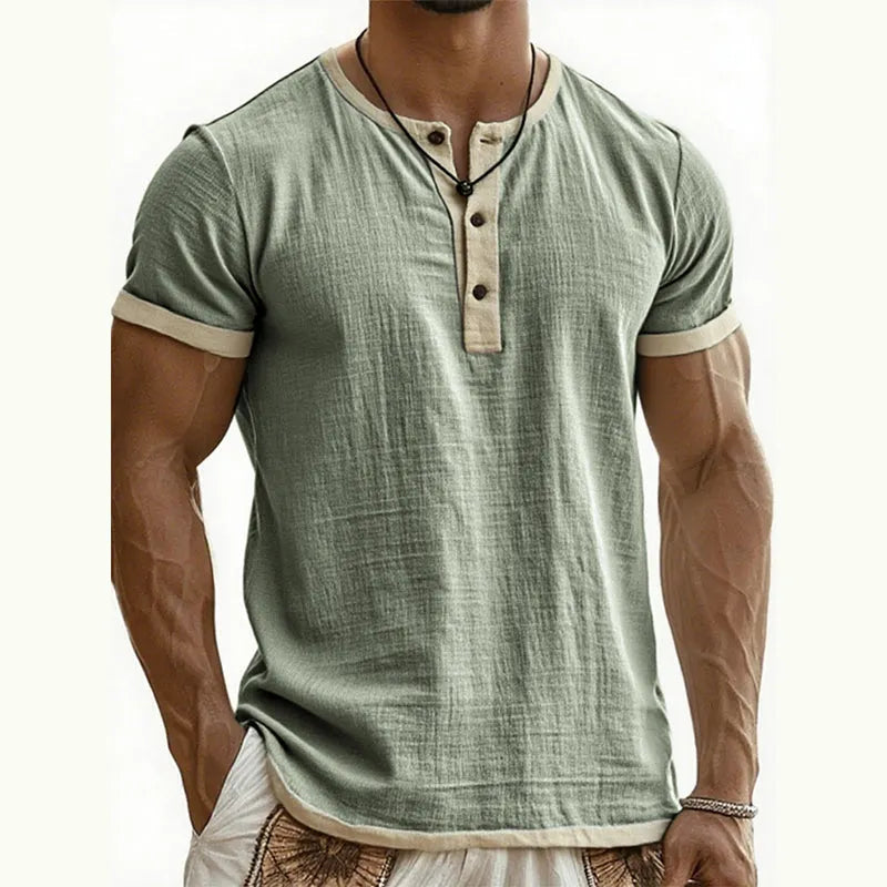 Everyday Breathable Henley Tee