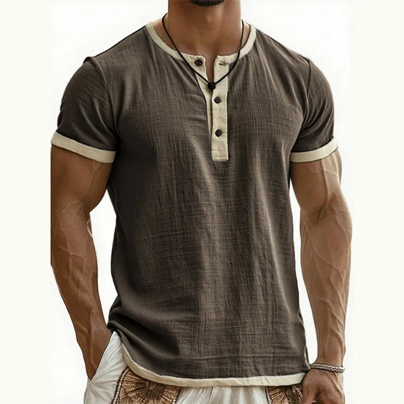 Everyday Breathable Henley Tee