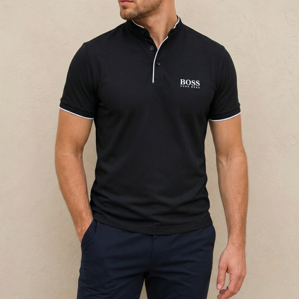 Everyday Premium Mandarin Collar Polo