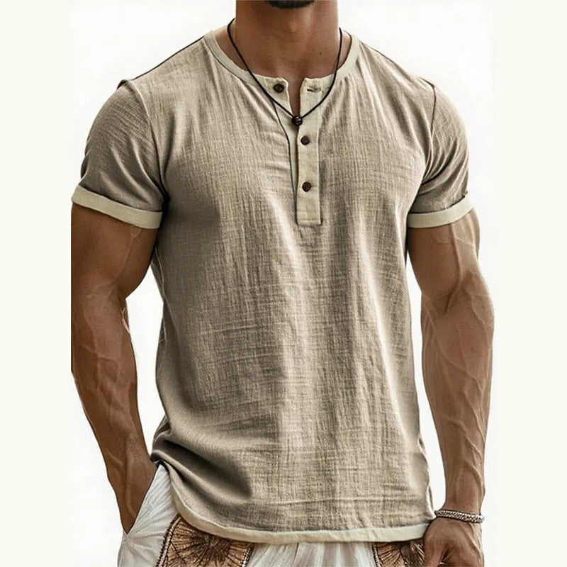 Everyday Breathable Henley Tee