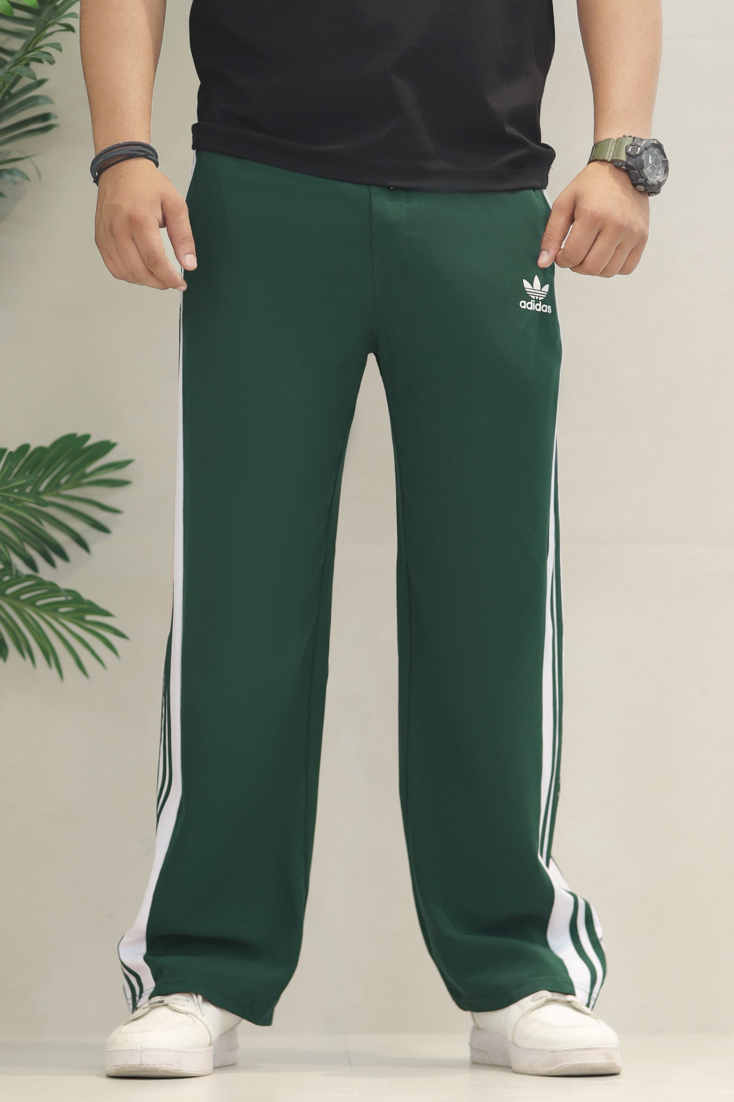 Everyday Straight Side Baggy Trousers