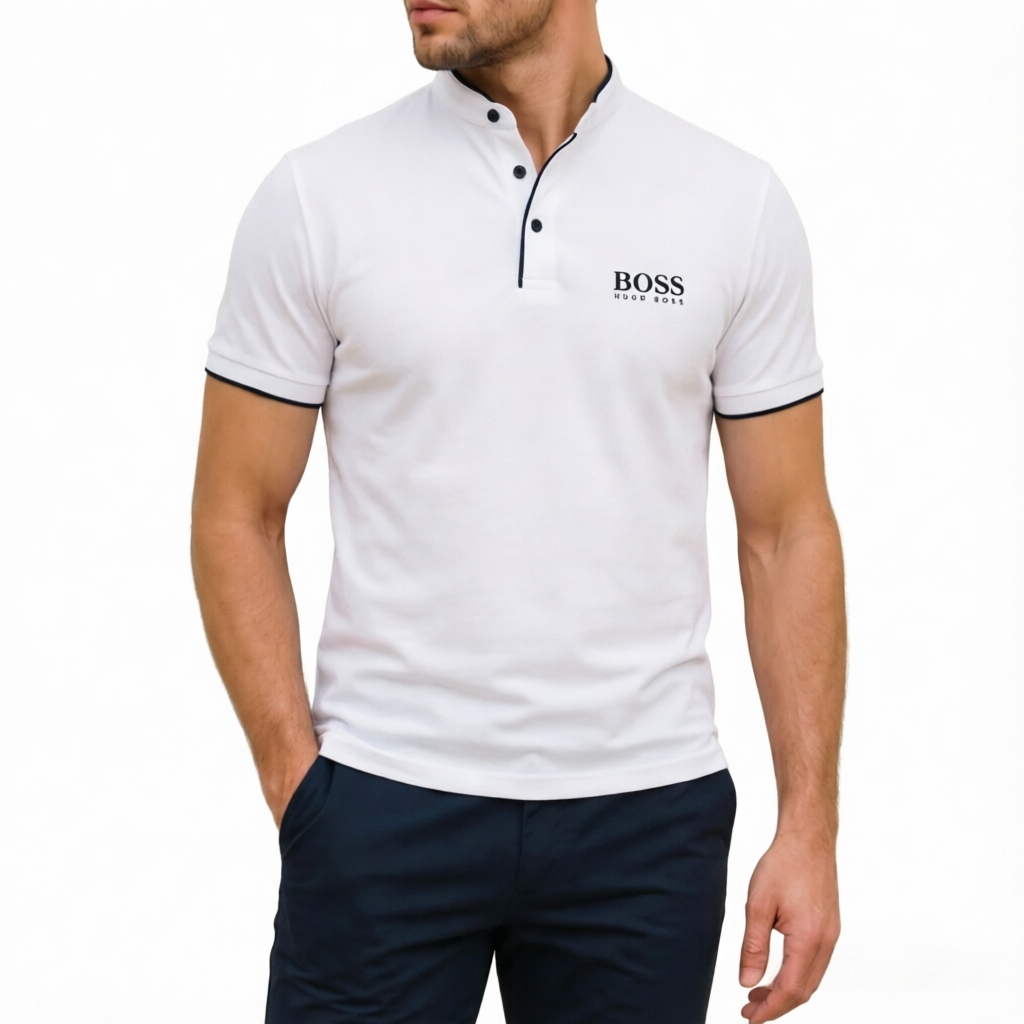 Everyday Premium Mandarin Collar Polo