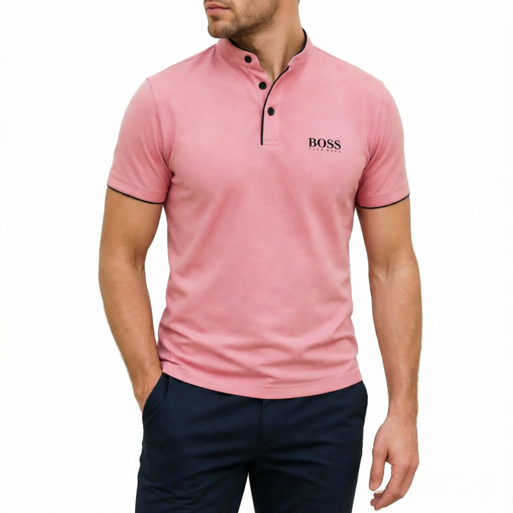 Everyday Premium Mandarin Collar Polo