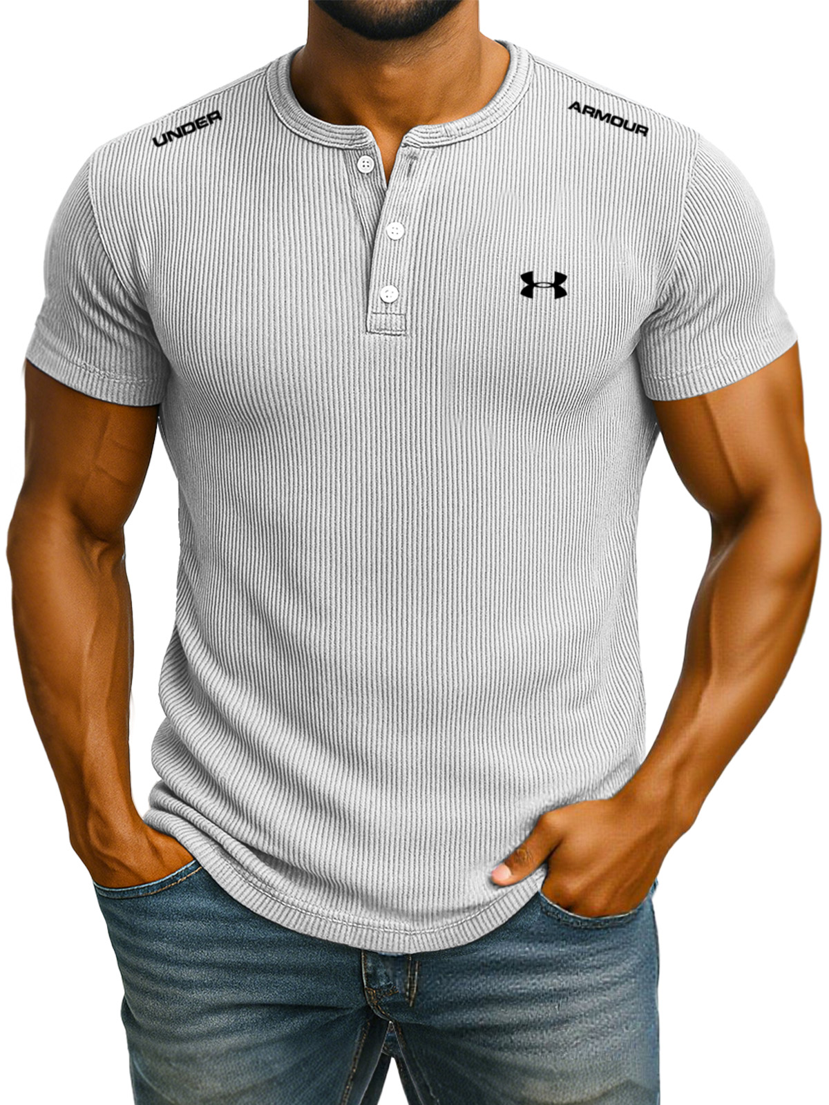 Everyday Casual Henley Comfort Tee