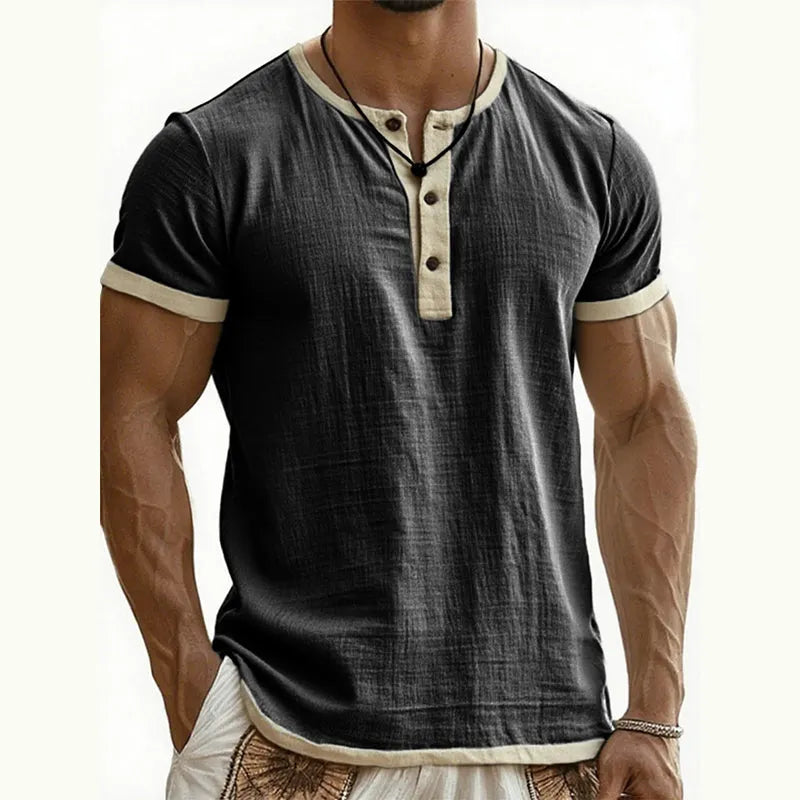 Everyday Breathable Henley Tee