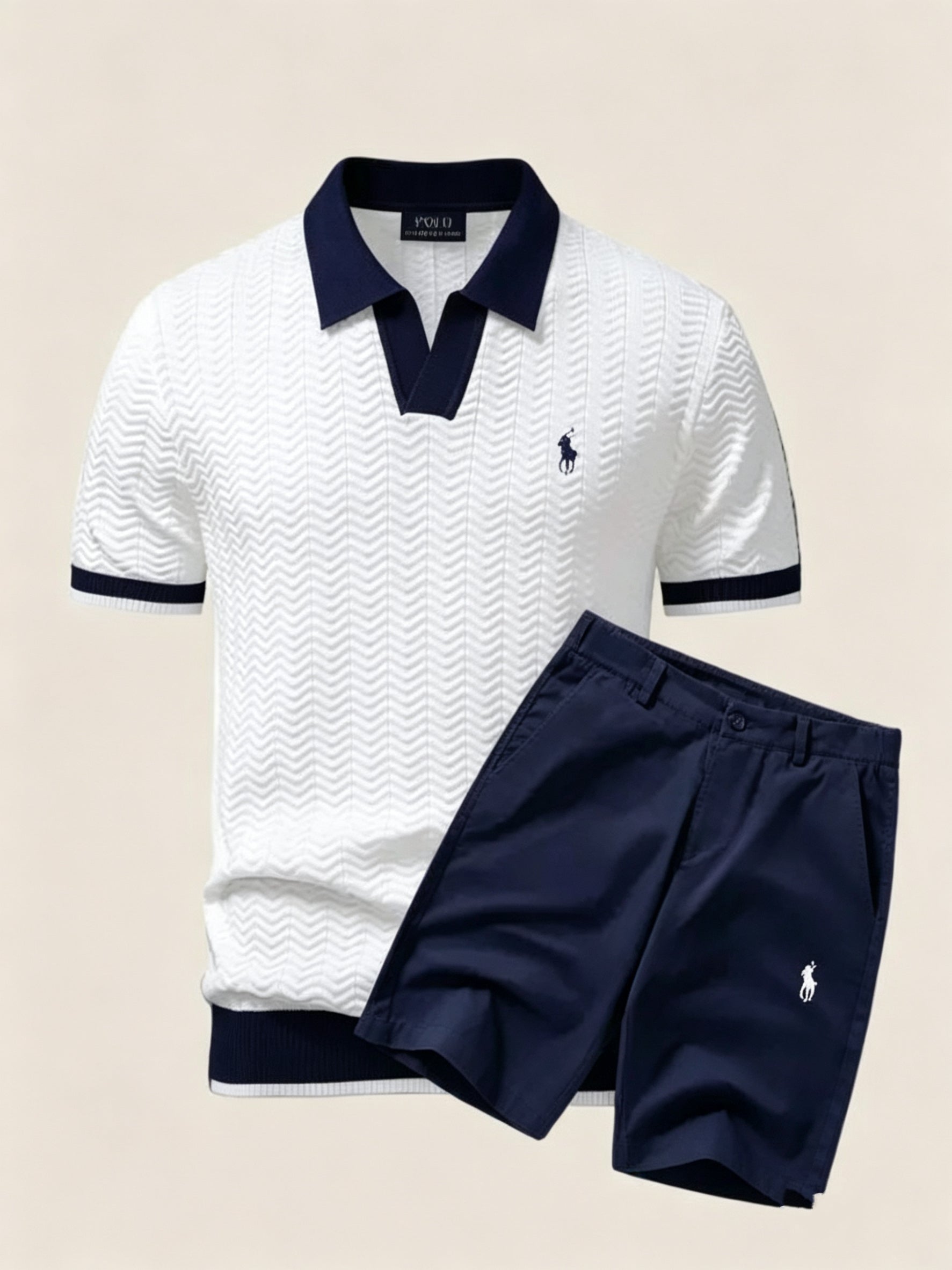 Everyday Luxe Polo and Shorts Set