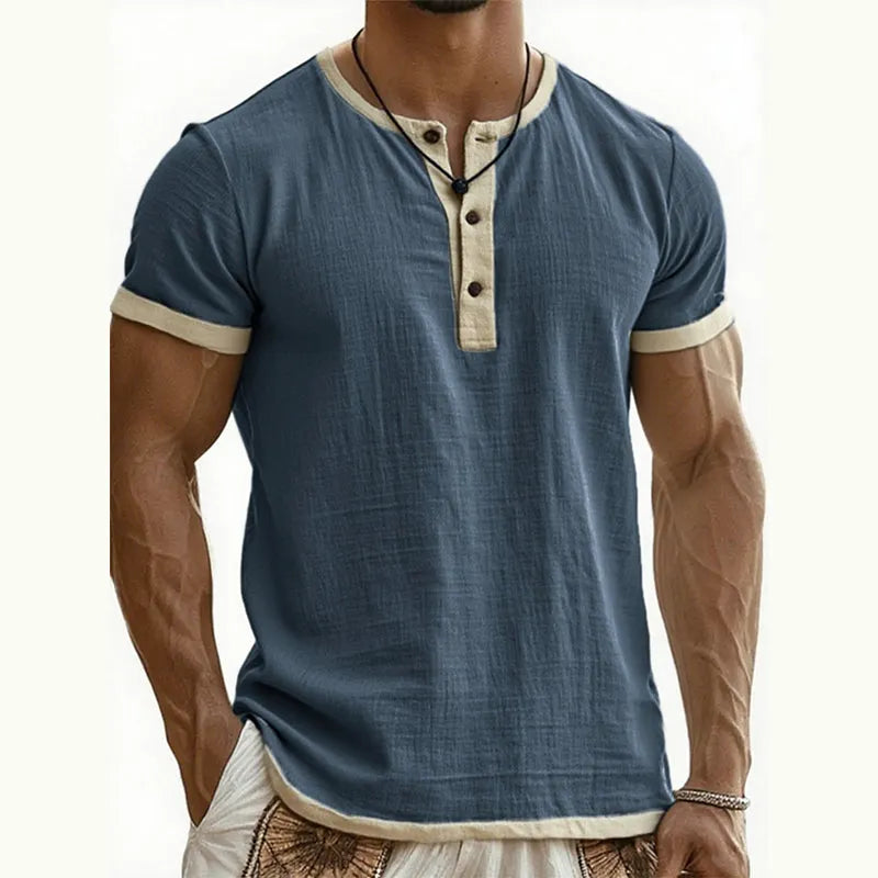 Everyday Breathable Henley Tee