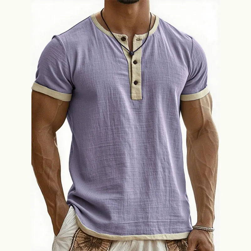 Everyday Breathable Henley Tee