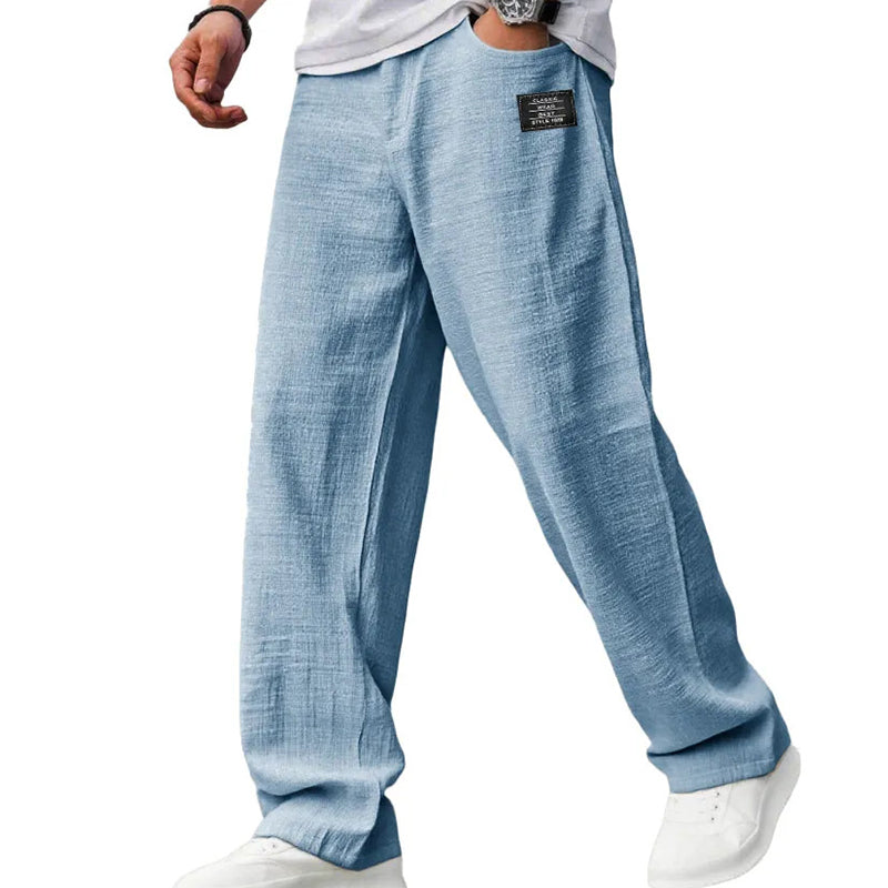 Everyday Breathable Straight Leg Comfort Trousers
