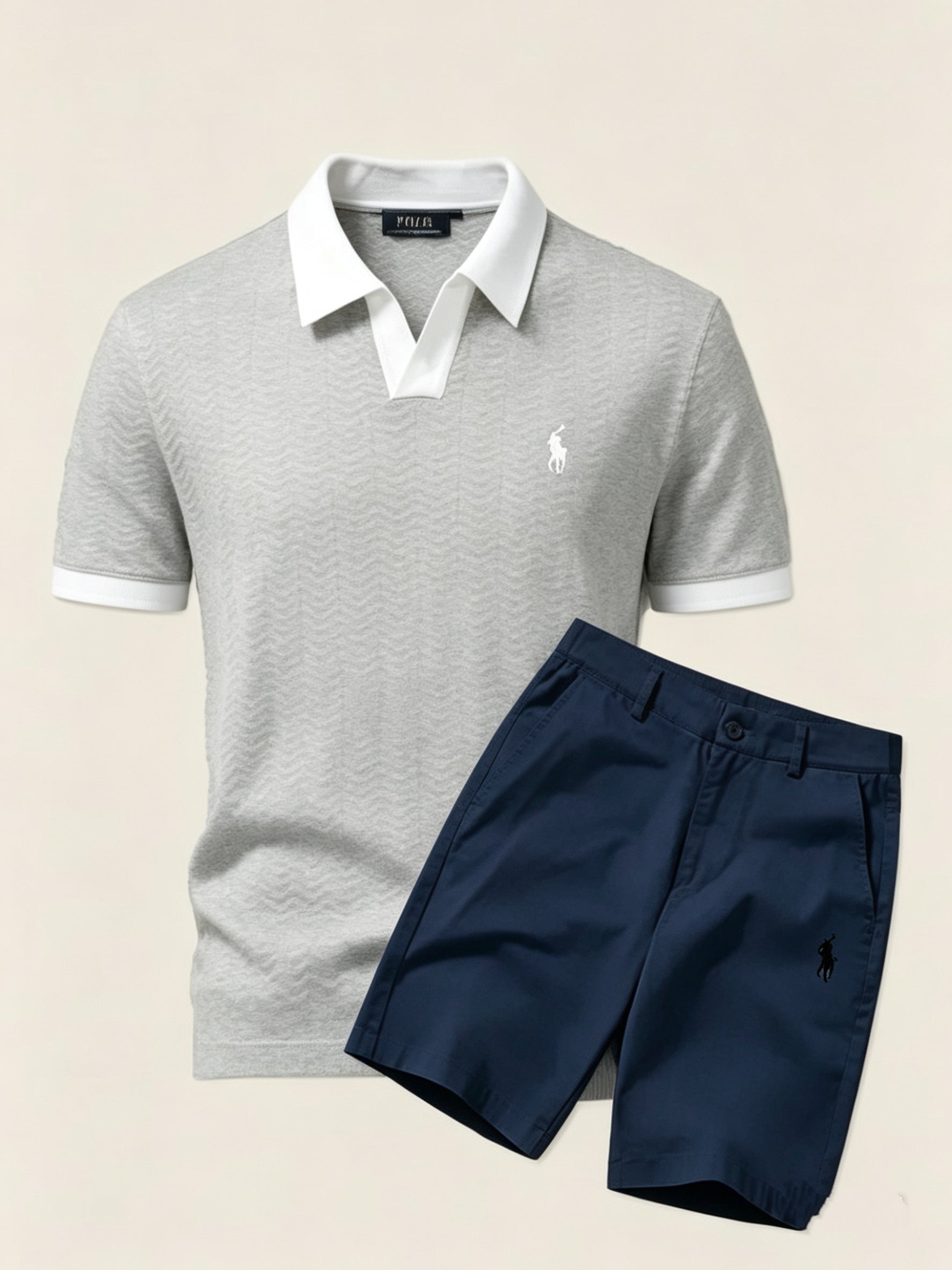 Everyday Luxe Polo and Shorts Set