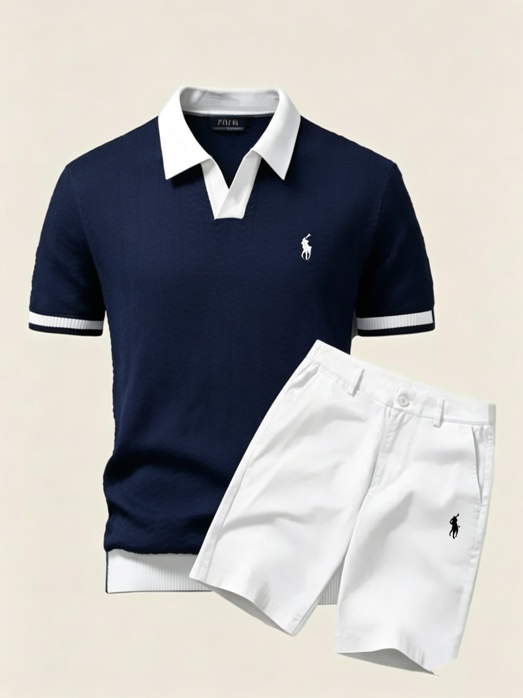 Everyday Luxe Polo and Shorts Set
