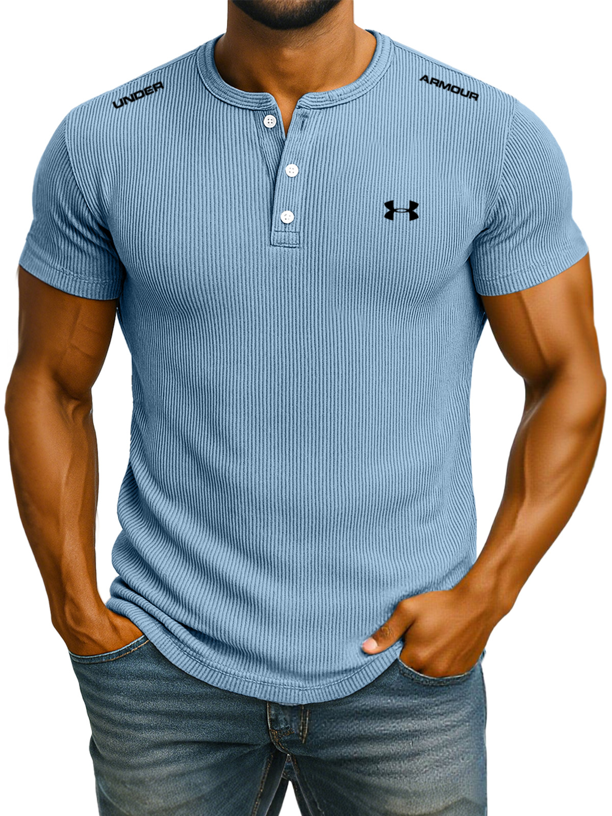 Everyday Casual Henley Comfort Tee