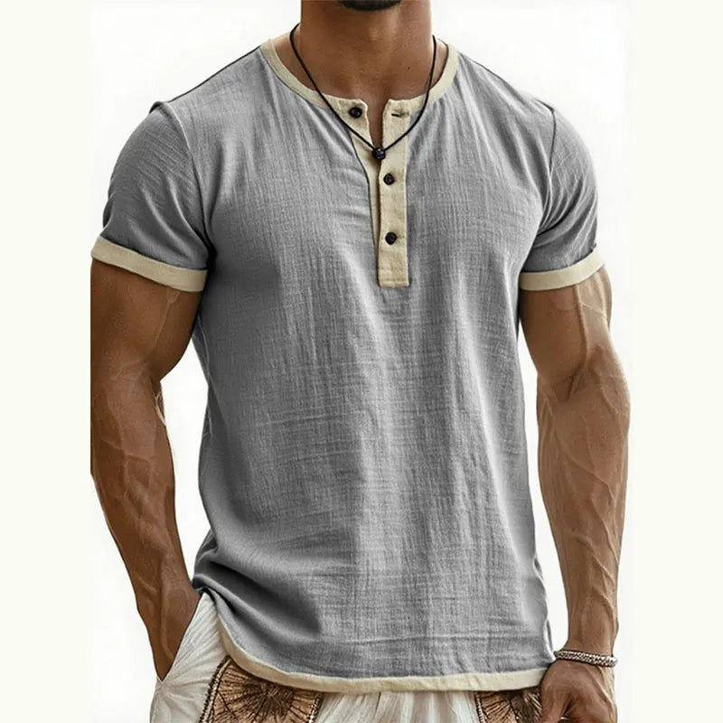 Everyday Breathable Henley Tee