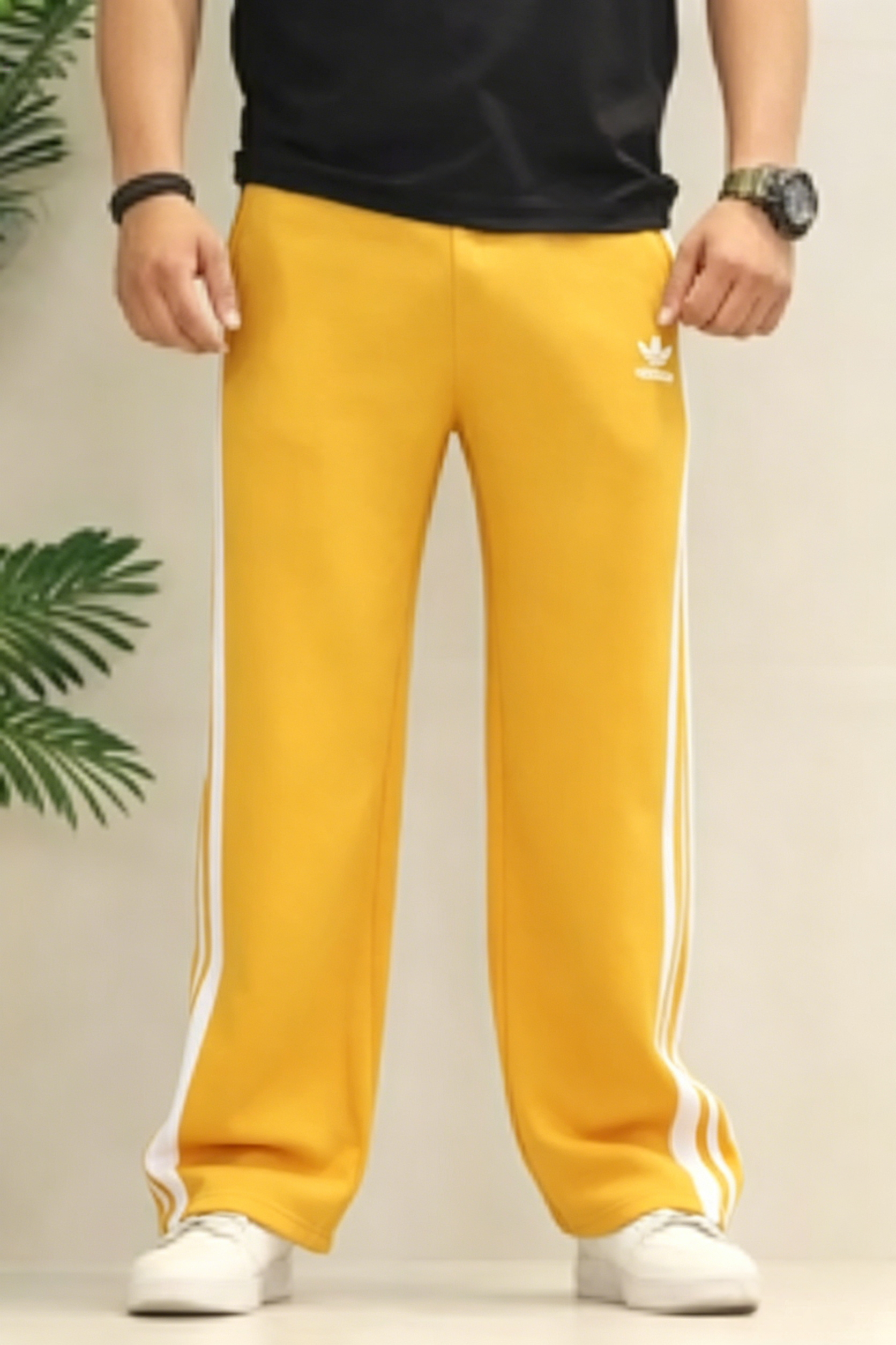 Everyday Straight Side Baggy Trousers