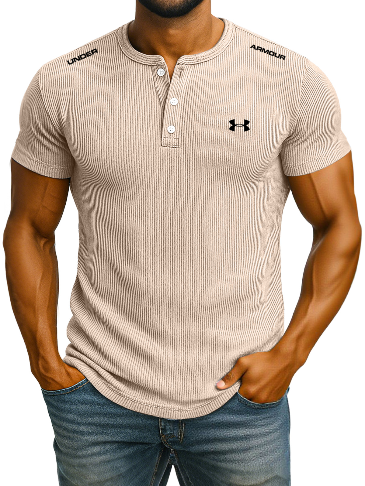 Everyday Casual Henley Comfort Tee
