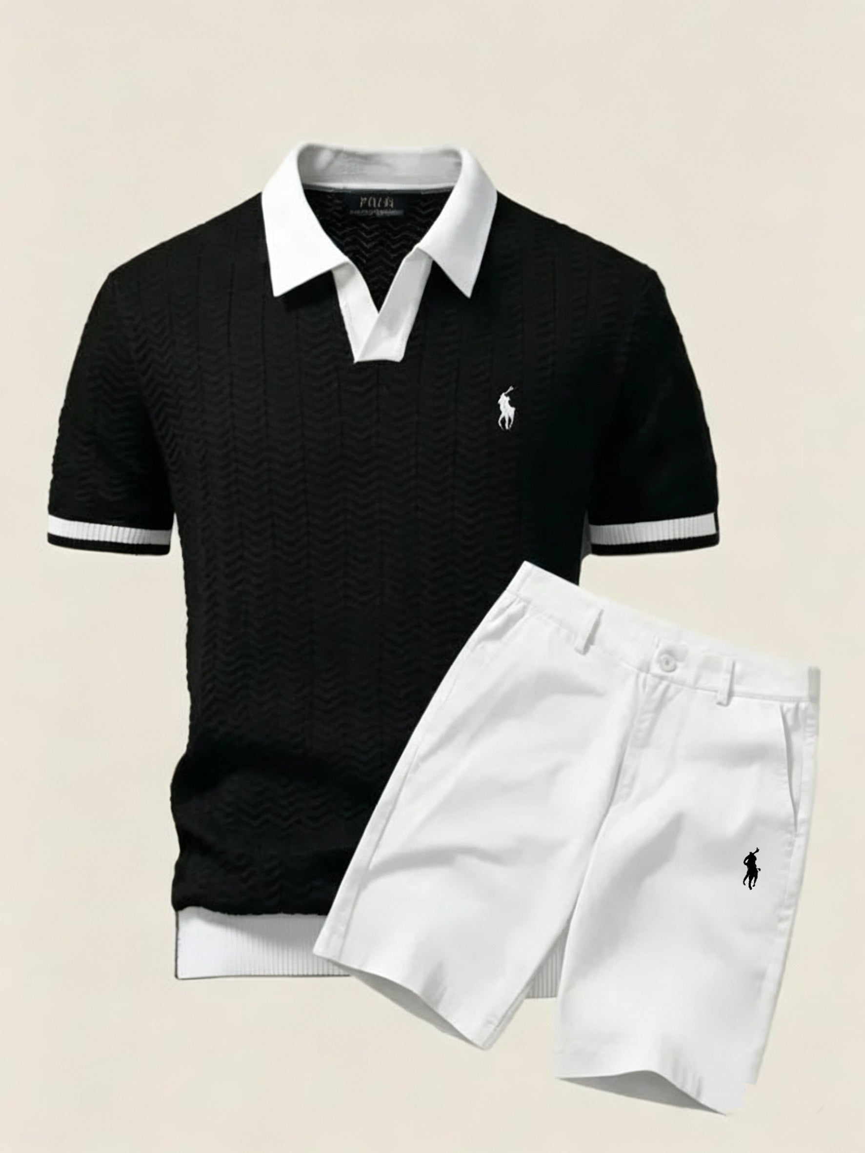 Everyday Luxe Polo and Shorts Set